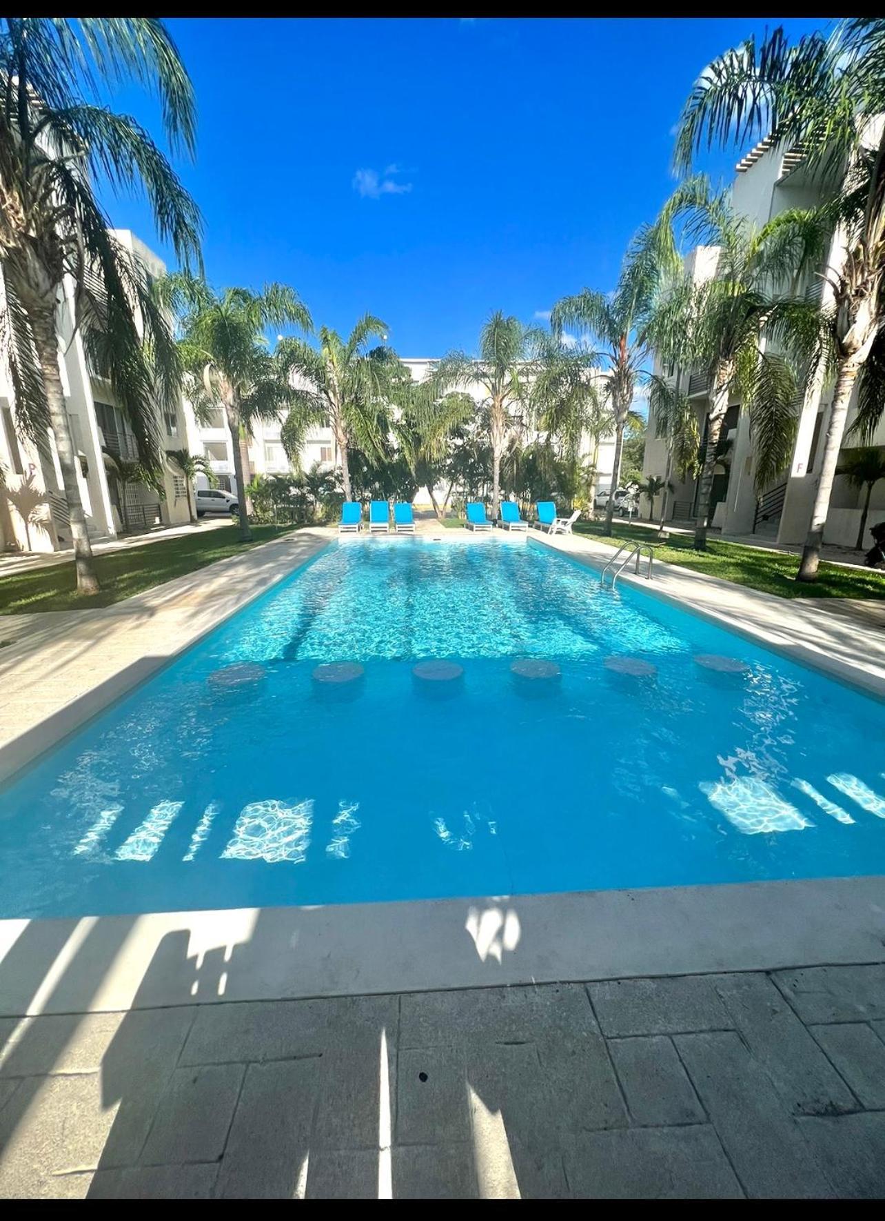 Departamento Blue Vacacional Leilighet Playa del Carmen Eksteriør bilde