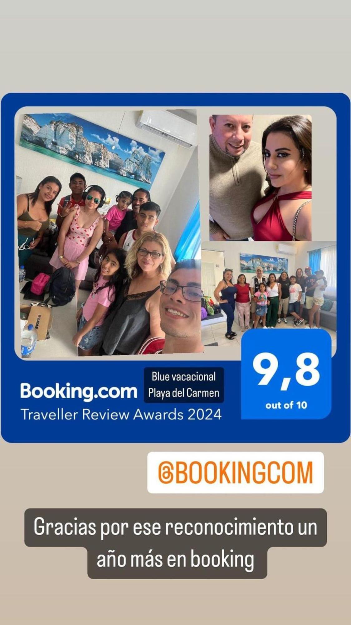Departamento Blue Vacacional Leilighet Playa del Carmen Eksteriør bilde